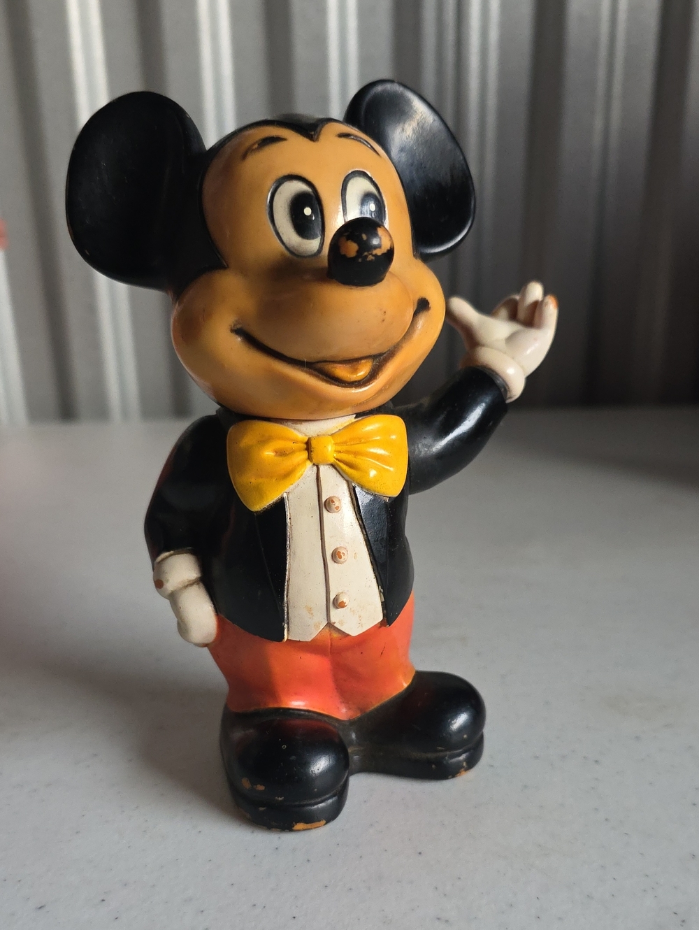 Vintage Walt Disney  Mickey Mouse Figurine Bank